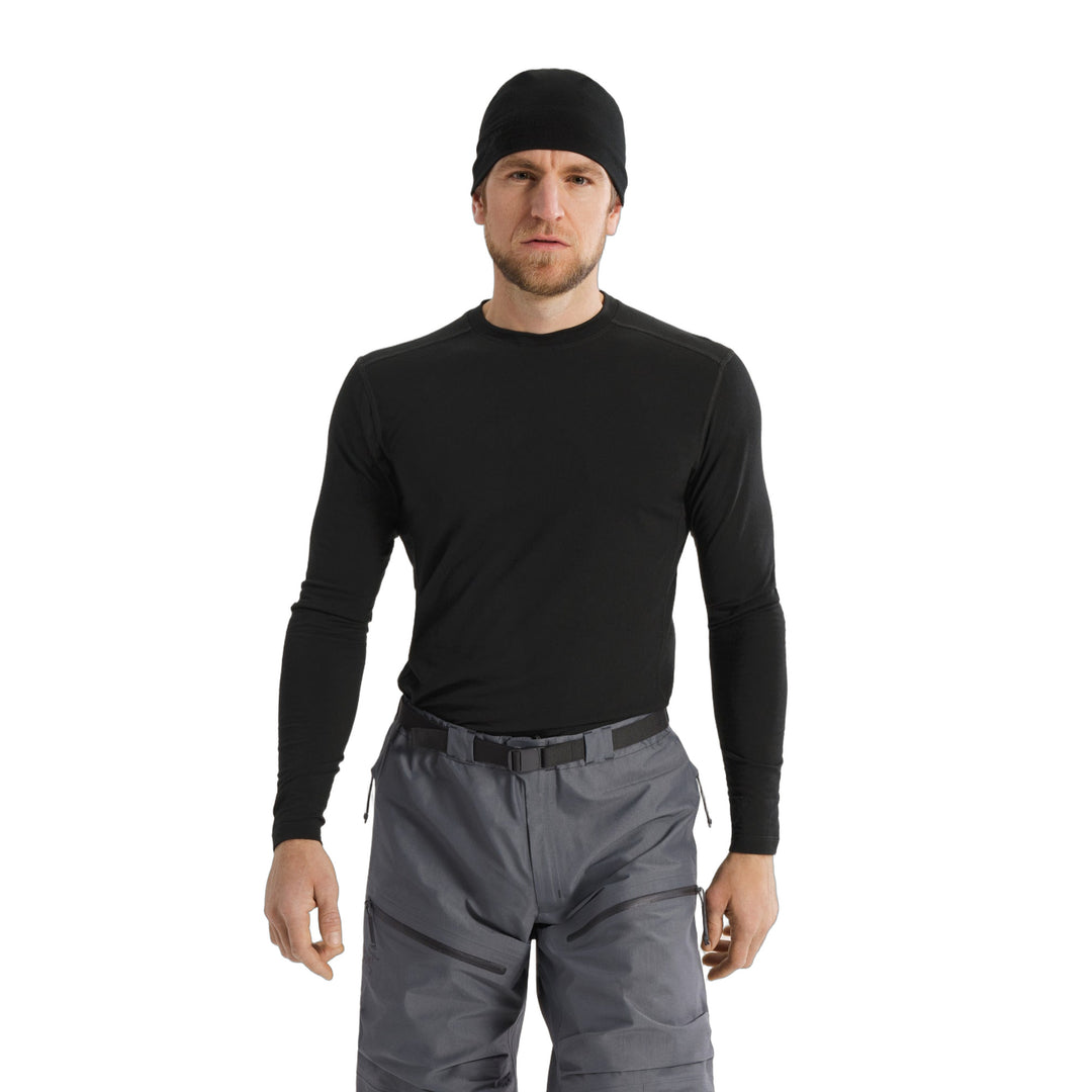 Cold WX LS Shirt AR Wool Black Front View
