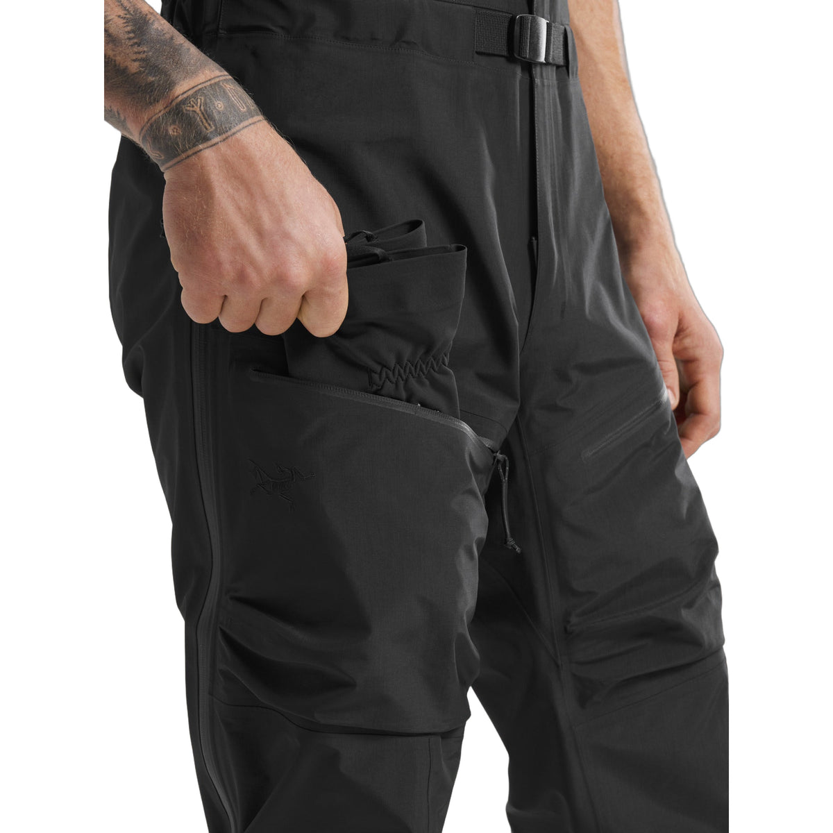 Alpha Bib Pant Gen 2 Black Detail 1