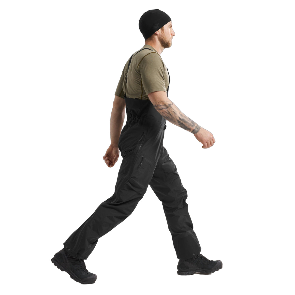 Alpha Bib Pant Gen 2 Black Side View