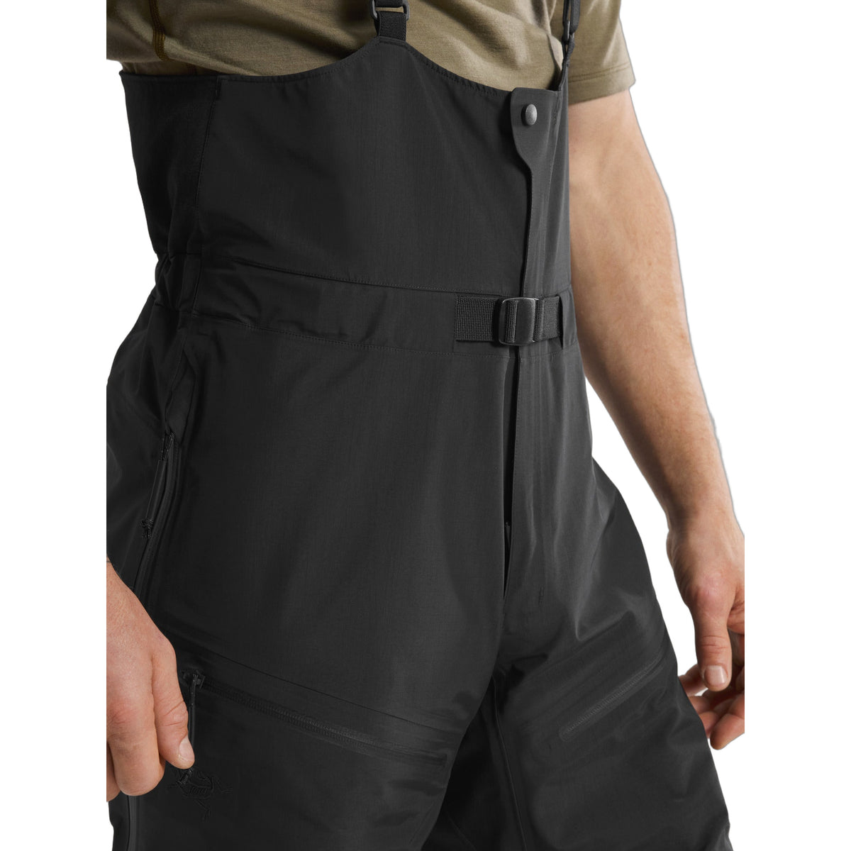Alpha Bib Pant Gen 2 Black Waist Detail