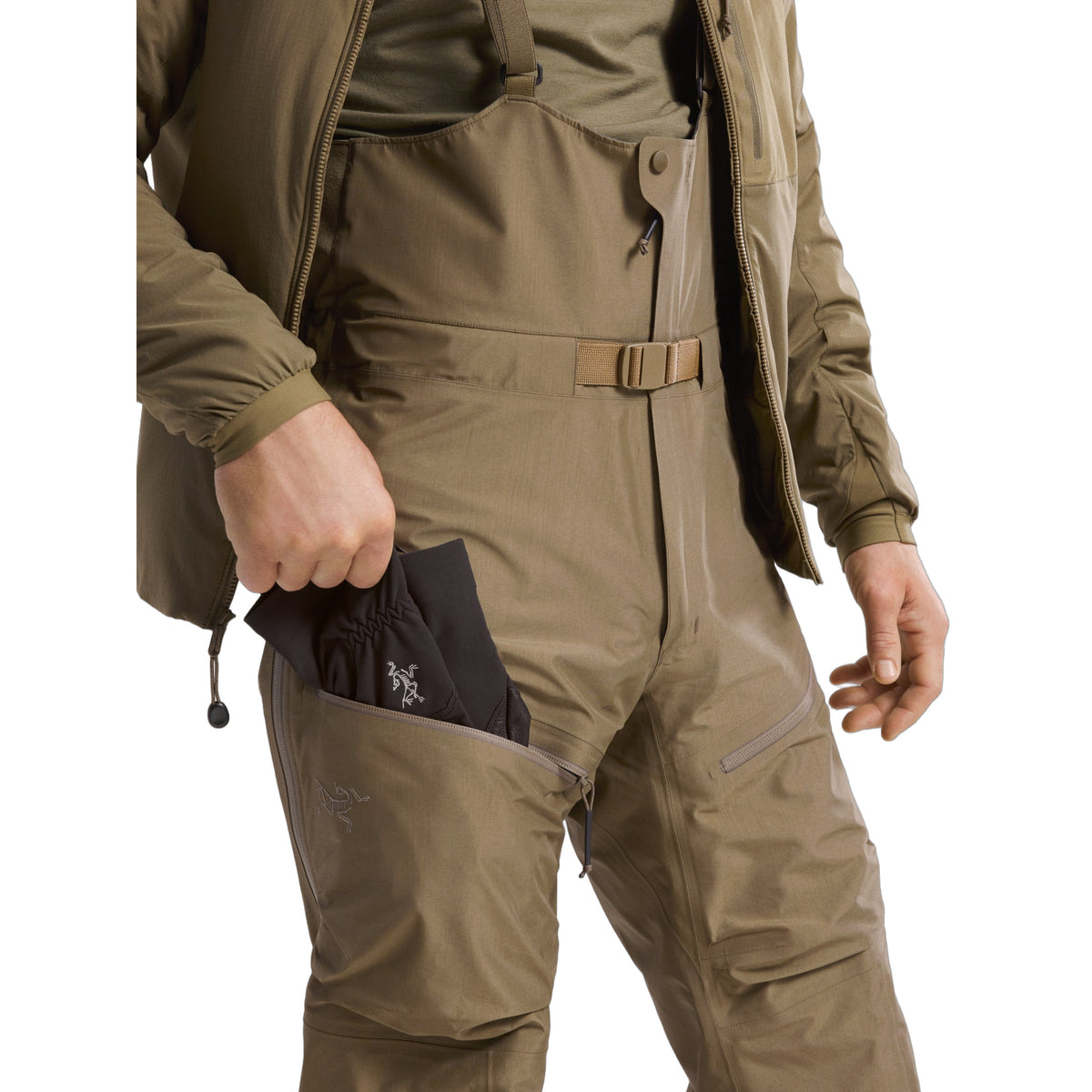 Alpha Bib Pant Gen 2 Crocodile Waist Detail