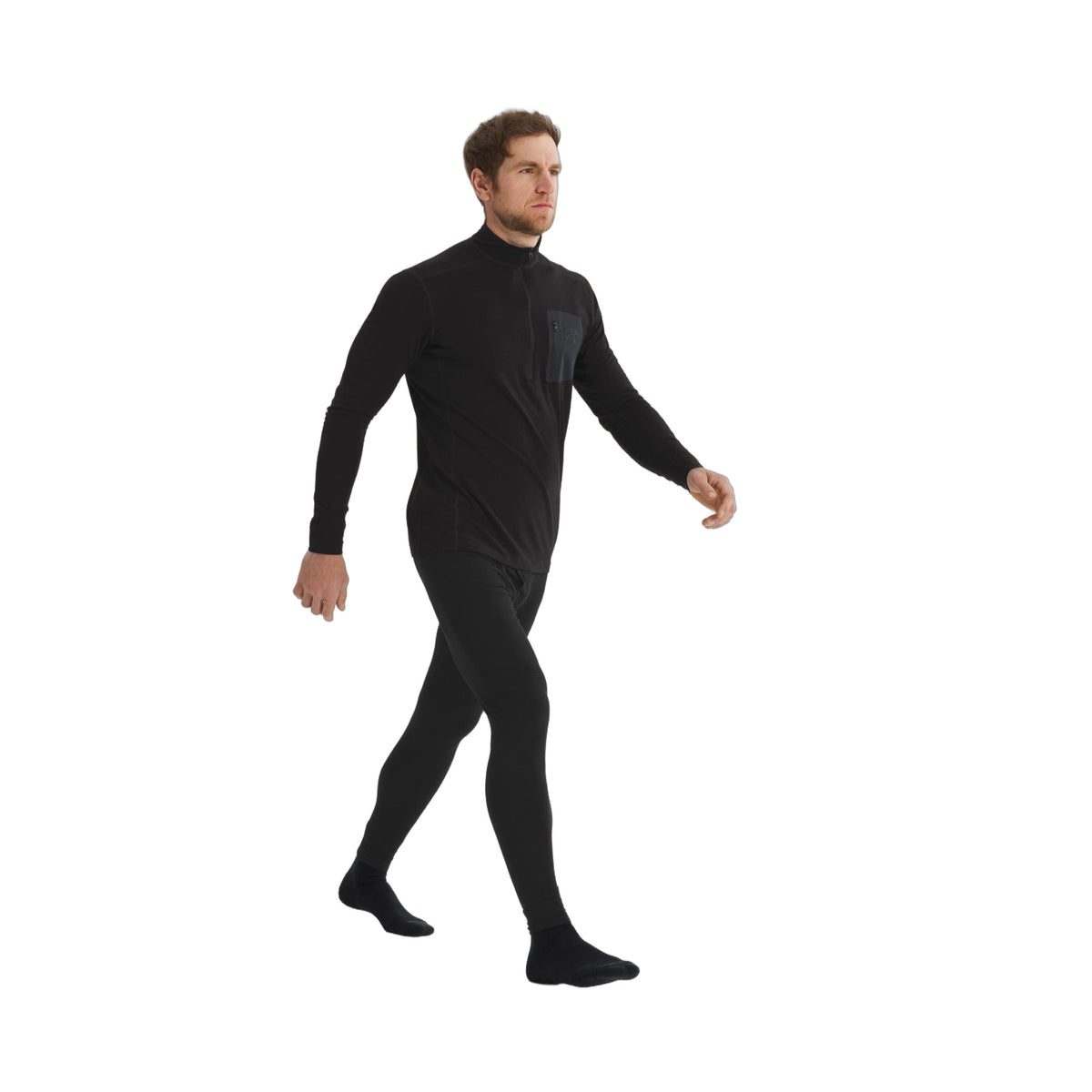 Cold WX Bottom AR Wool Black Full Body