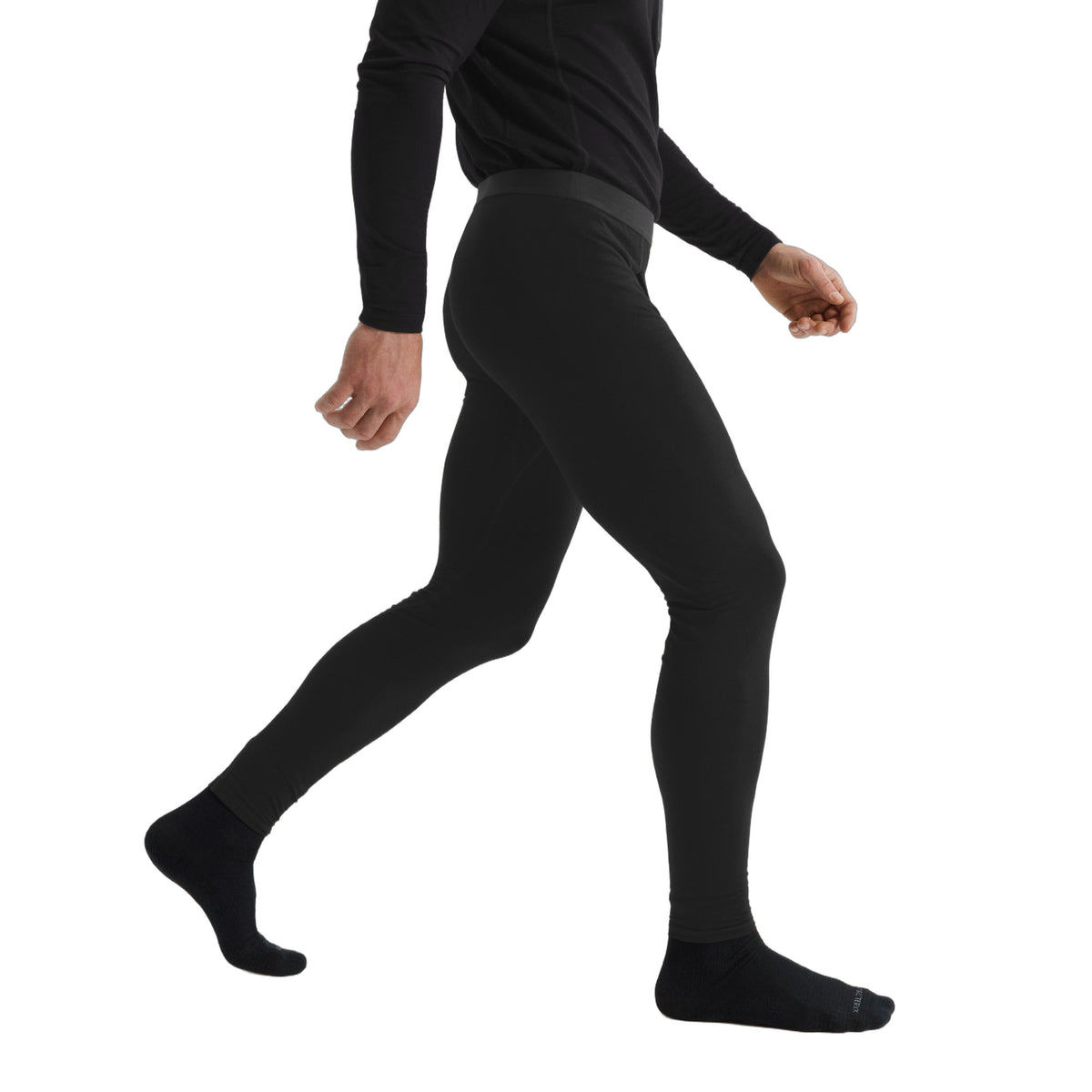 Cold WX Bottom AR Wool Black Side View