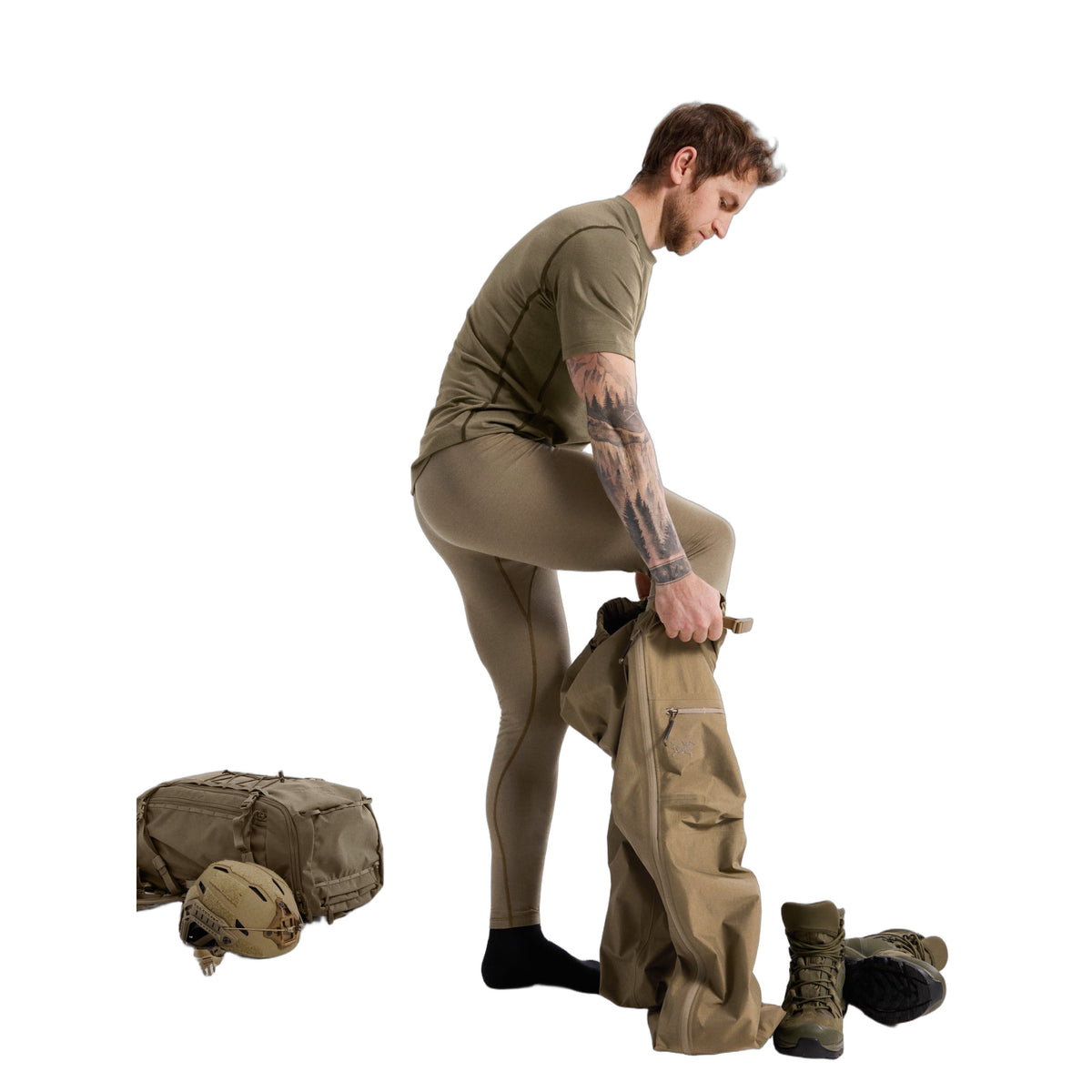 Cold WX Bottom AR Wool Crocodile Full Body