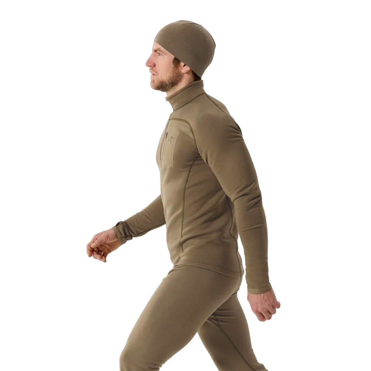 Cold WX Zip Neck SV Crocodile Side View