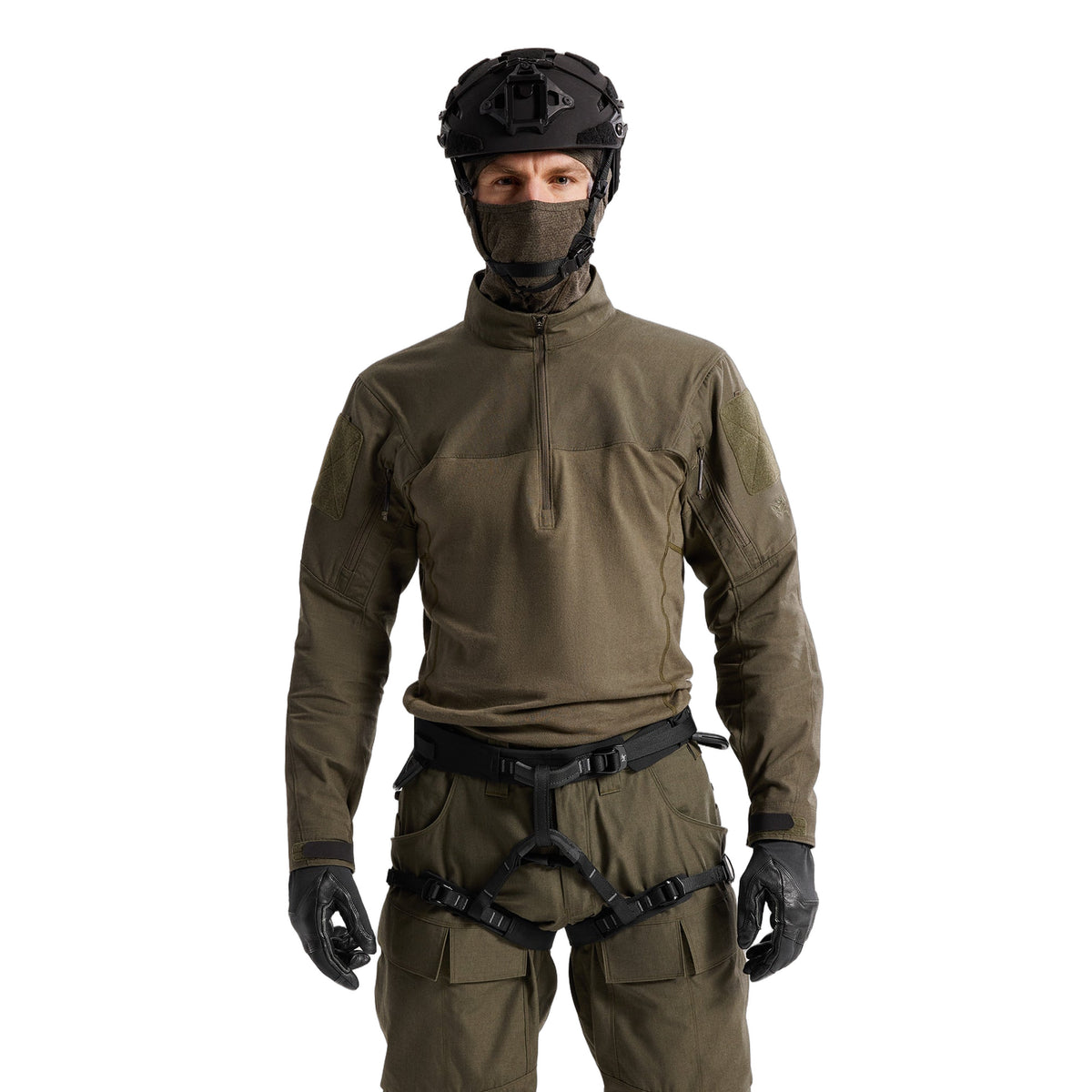 AR-395a Harness Black/LEAF Front View