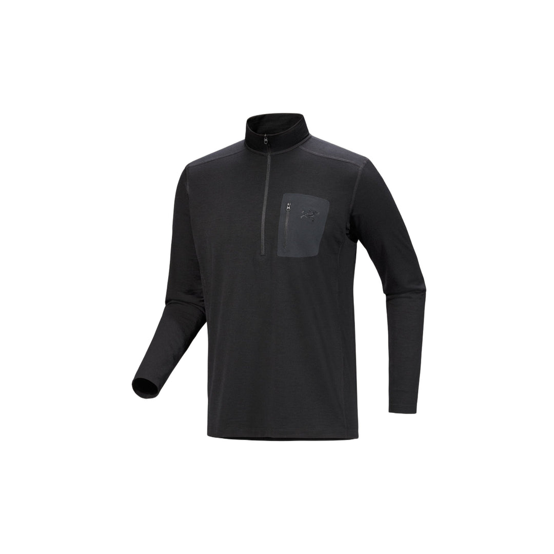 Cold WX Zip Neck AR Wool Black