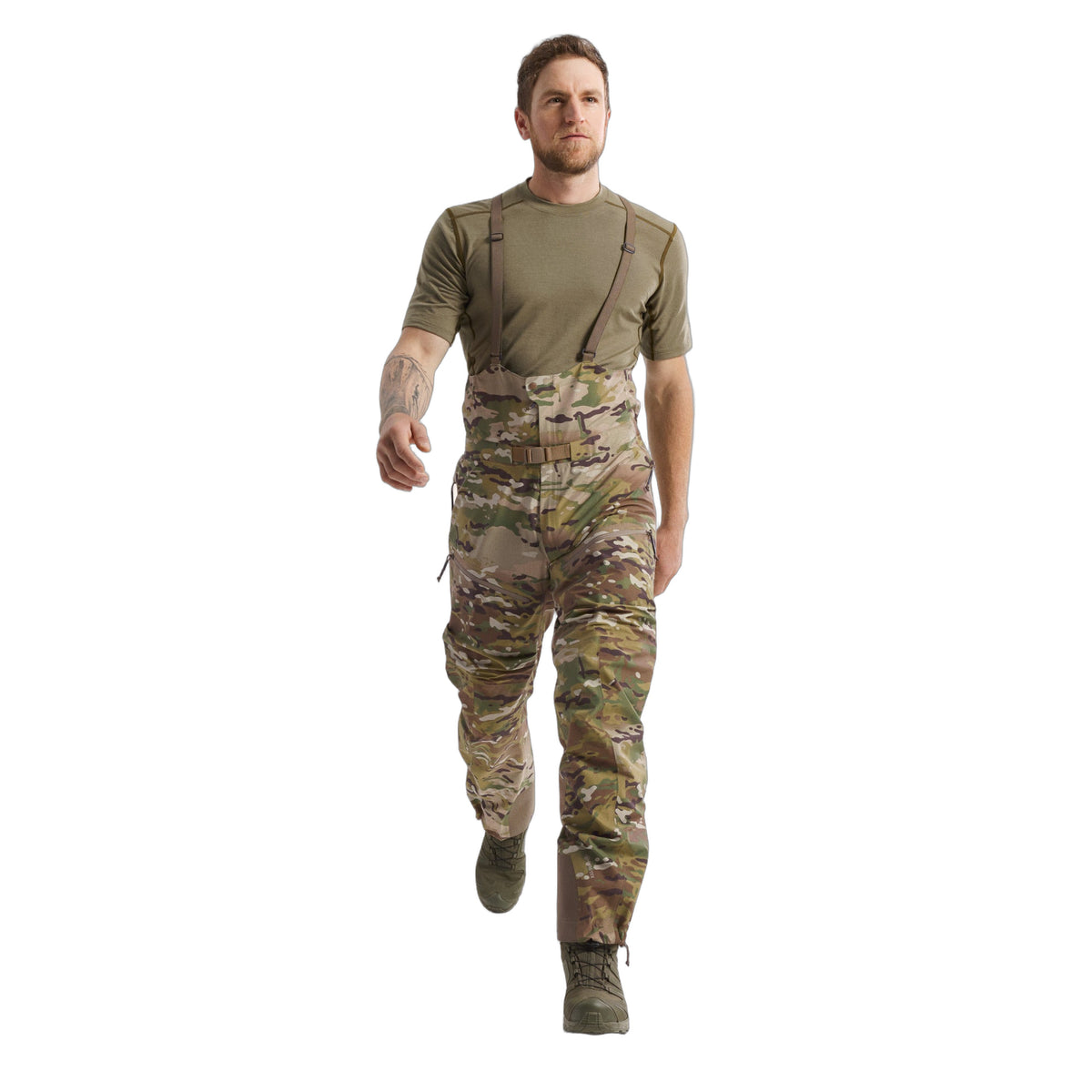 Alpha Bib Pant MultiCam Gen 2 Multicam Front View