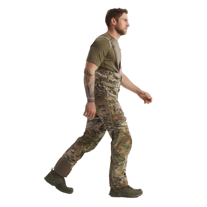 Alpha Bib Pant MultiCam Gen 2 Multicam Side View
