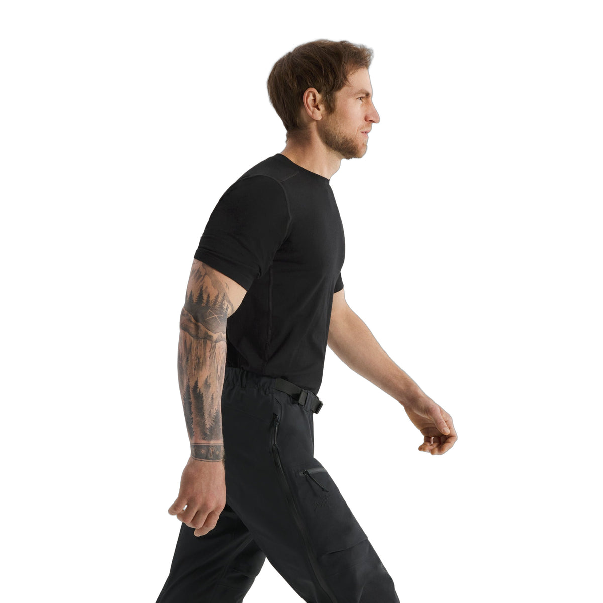 Cold WX T-Shirt AR Wool Black Side View