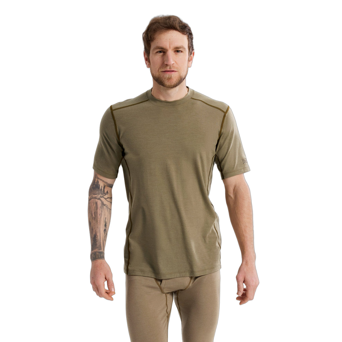 Cold WX T-Shirt AR Wool Crocodile Front View