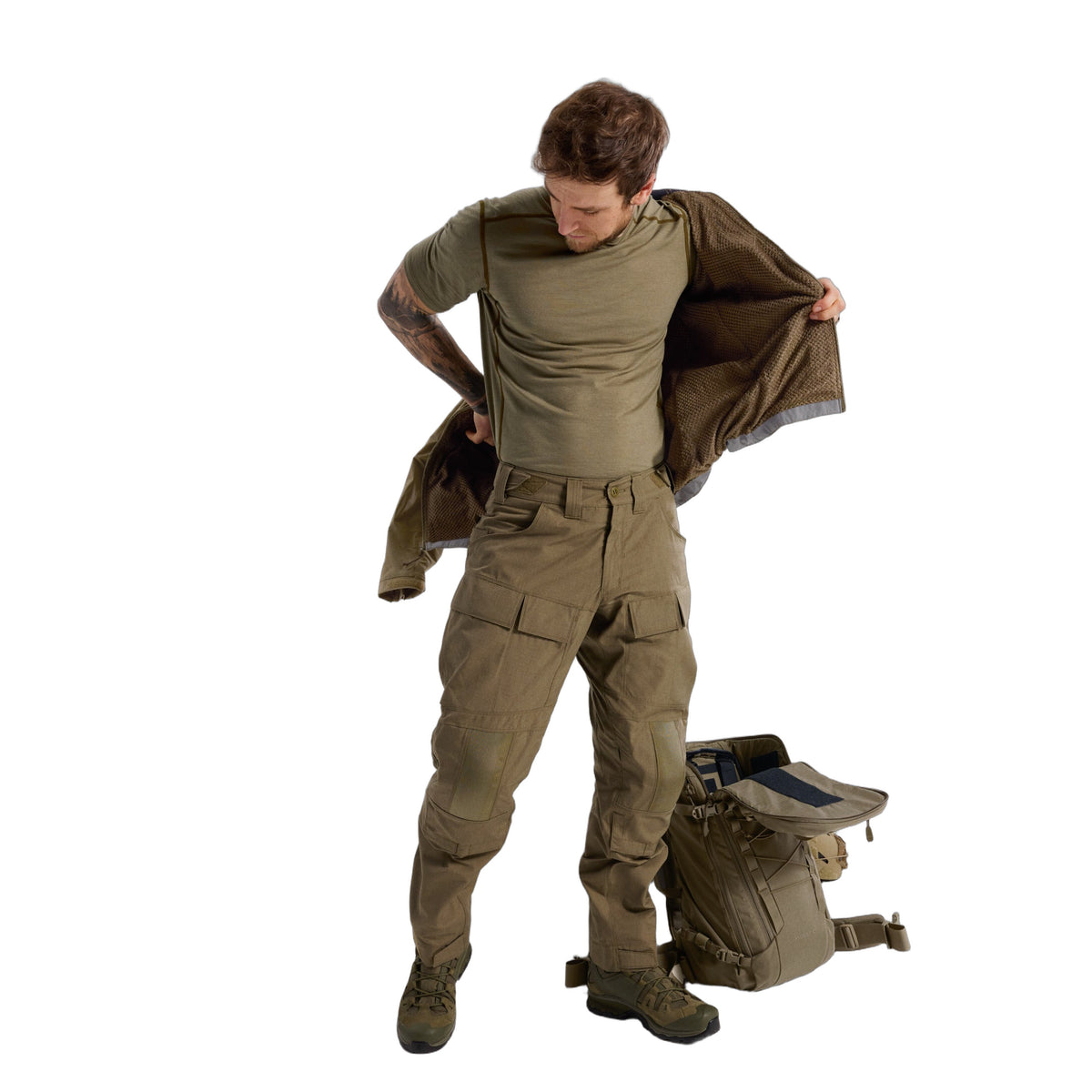 Cold WX T-Shirt AR Wool Crocodile Full Body