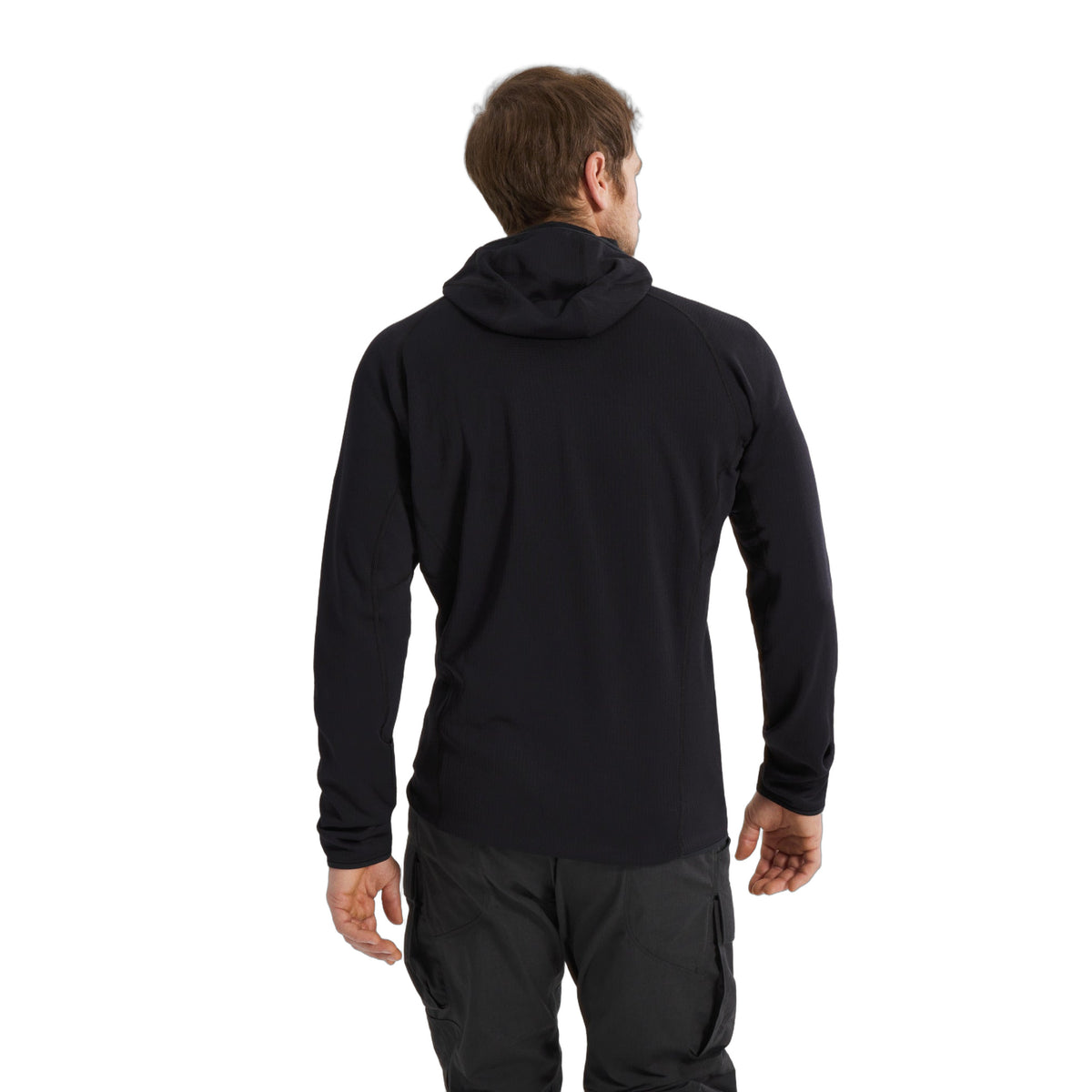 Delta AR 1/2 Zip Neck Hoody Black Back View