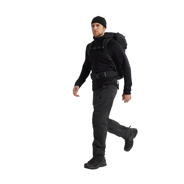 Delta AR 1/2 Zip Neck Hoody Black Full Body