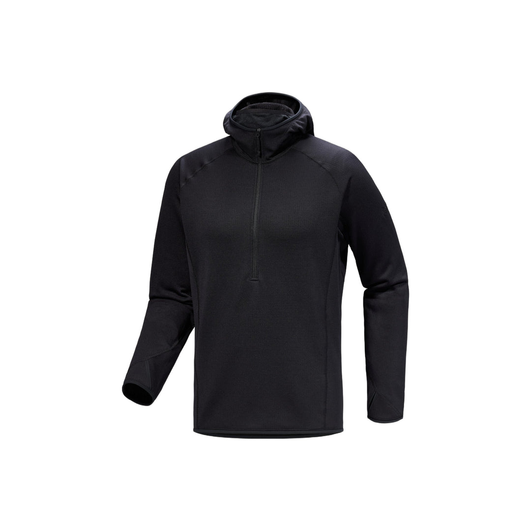Delta AR 1/2 Zip Neck Hoody Black