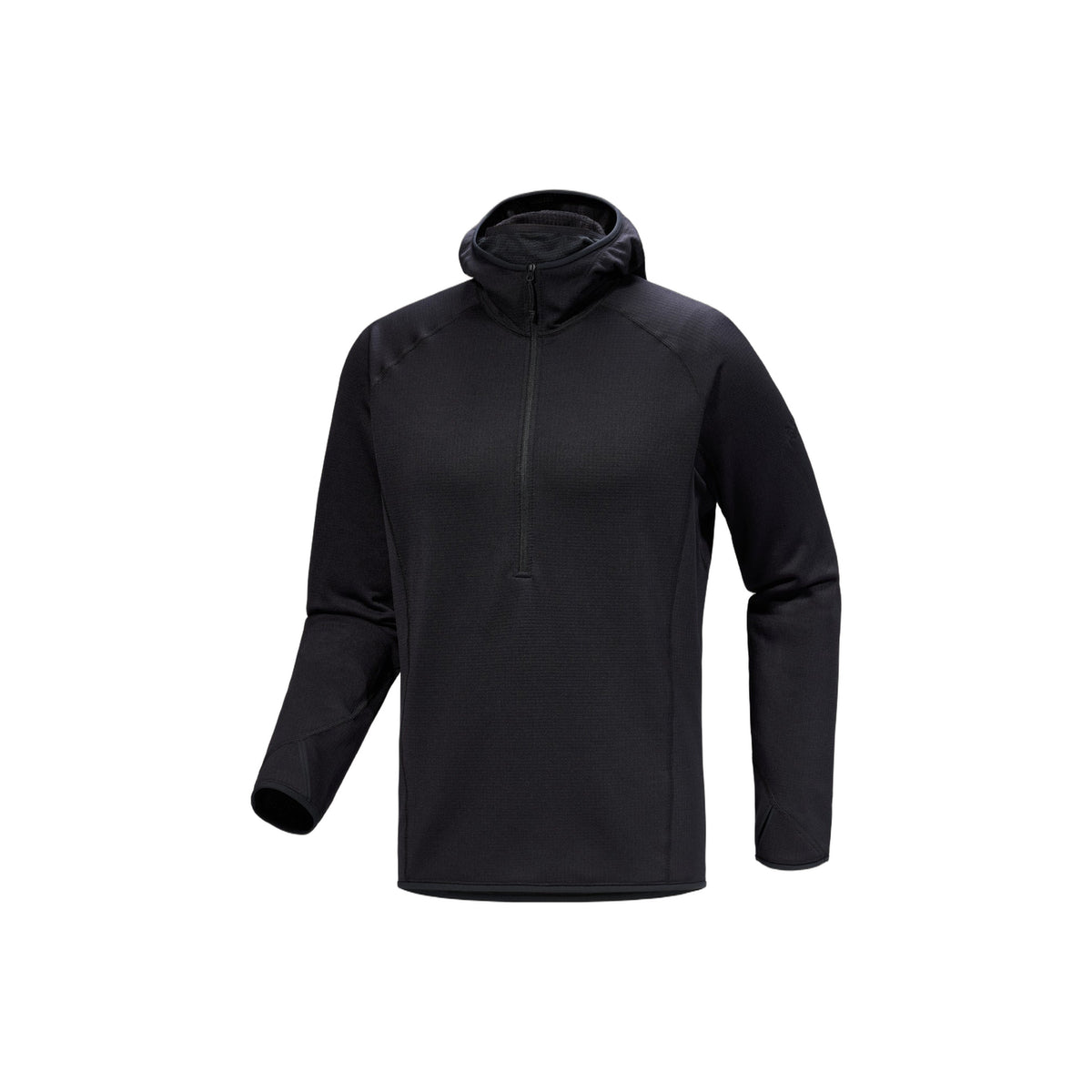 Delta AR 1/2 Zip Neck Hoody Black
