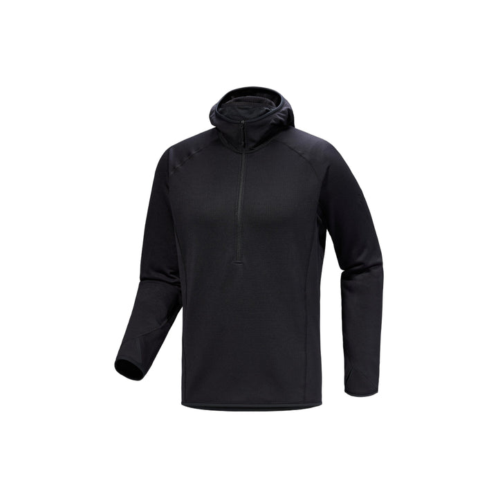 Delta AR 1/2 Zip Neck Hoody Black