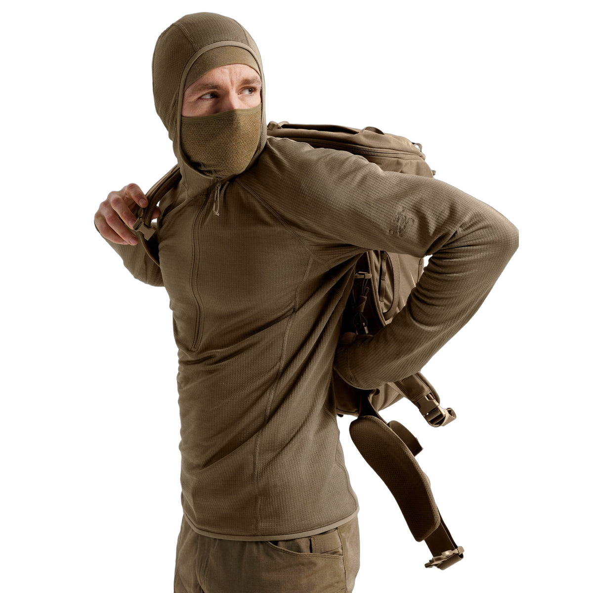 Delta AR 1/2 Zip Neck Hoody Crocodile Hover