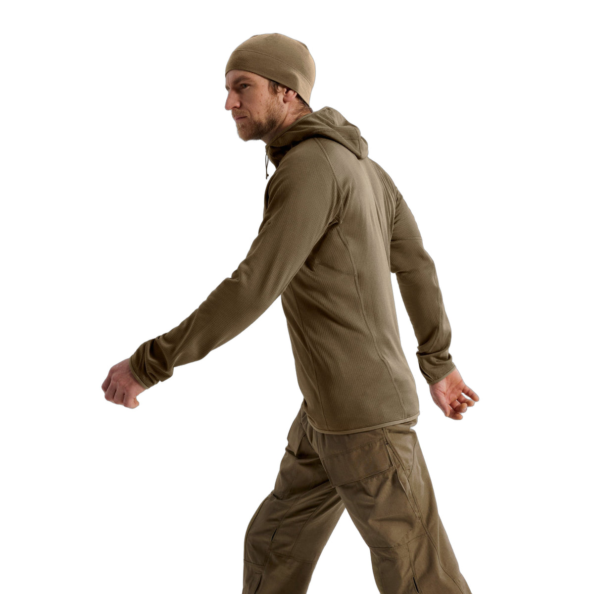 Delta AR 1/2 Zip Neck Hoody Crocodile Side View