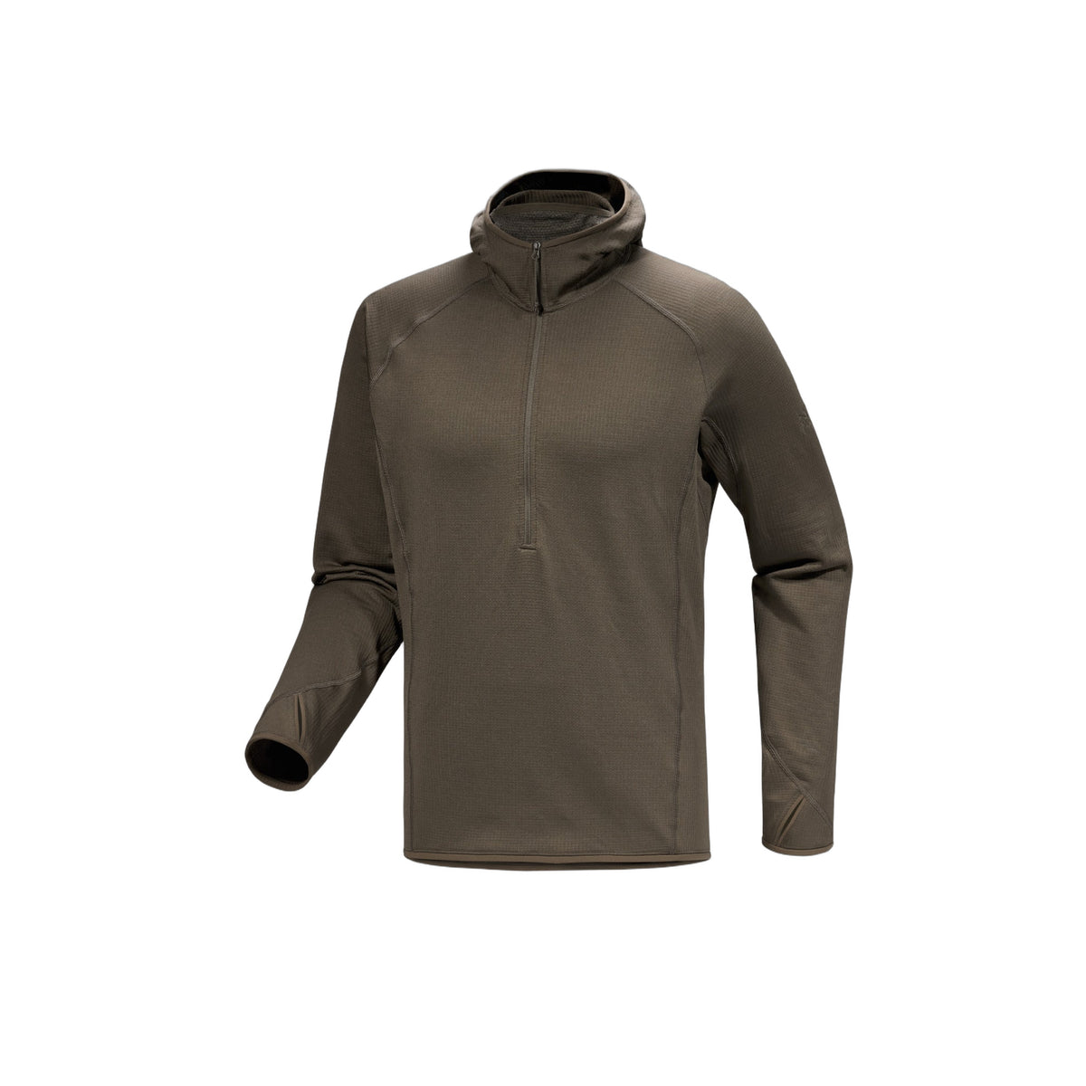 Delta AR 1/2 Zip Neck Hoody Ranger Green