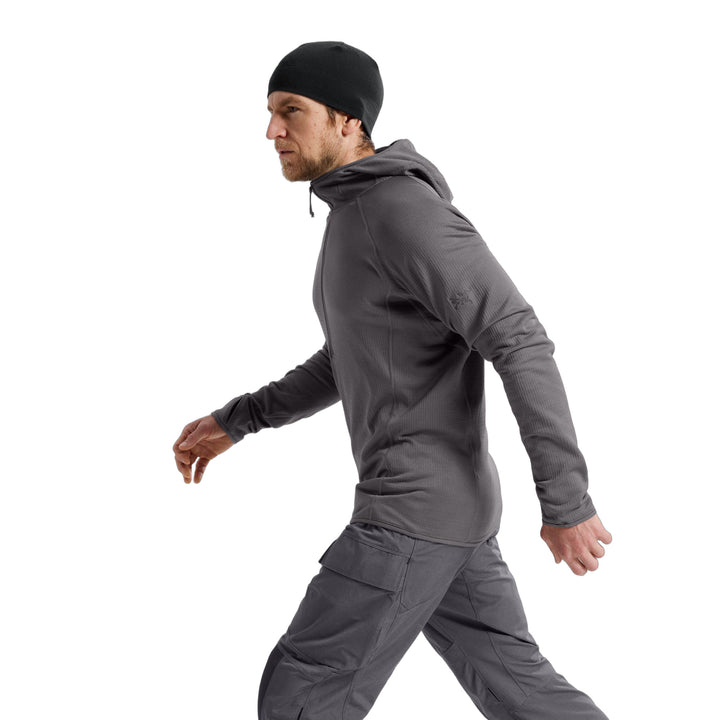 Delta AR 1/2 Zip Neck Hoody Wolf Side View