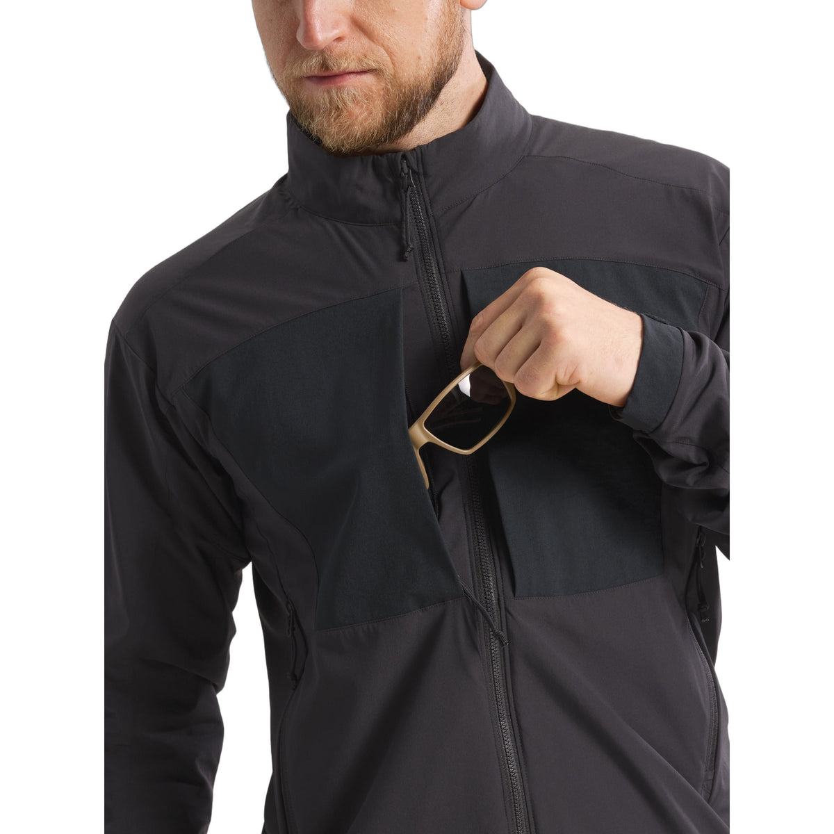 Practitioner AR Jacket Black Detail 1