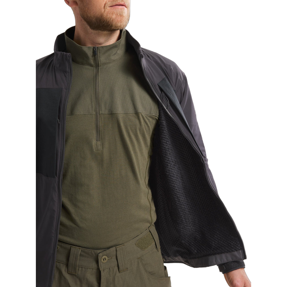Practitioner AR Jacket Black Detail 2