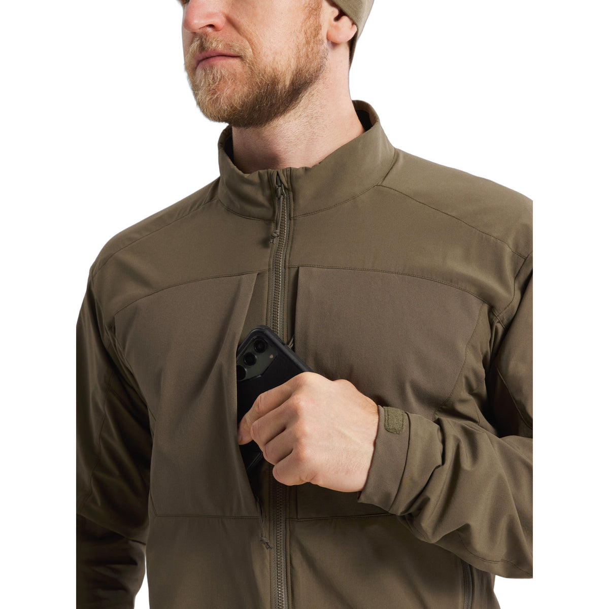 Practitioner AR Jacket Ranger Green Detail 1