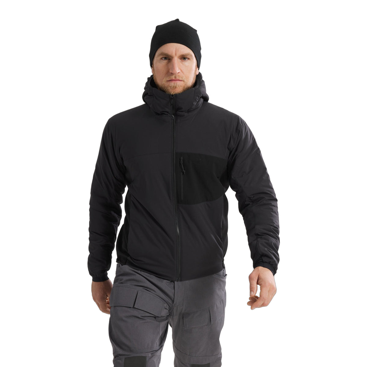 Atom Hoody LT Gen 2.1 Black Front View