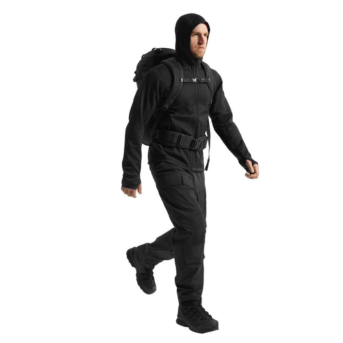 Naga Hoody Full Zip Gen 2.1 Black Full Body