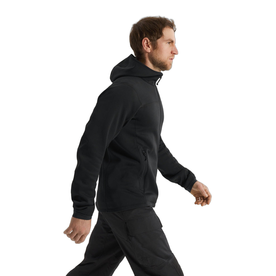 Naga Hoody Full Zip Gen 2.1 Black Side View