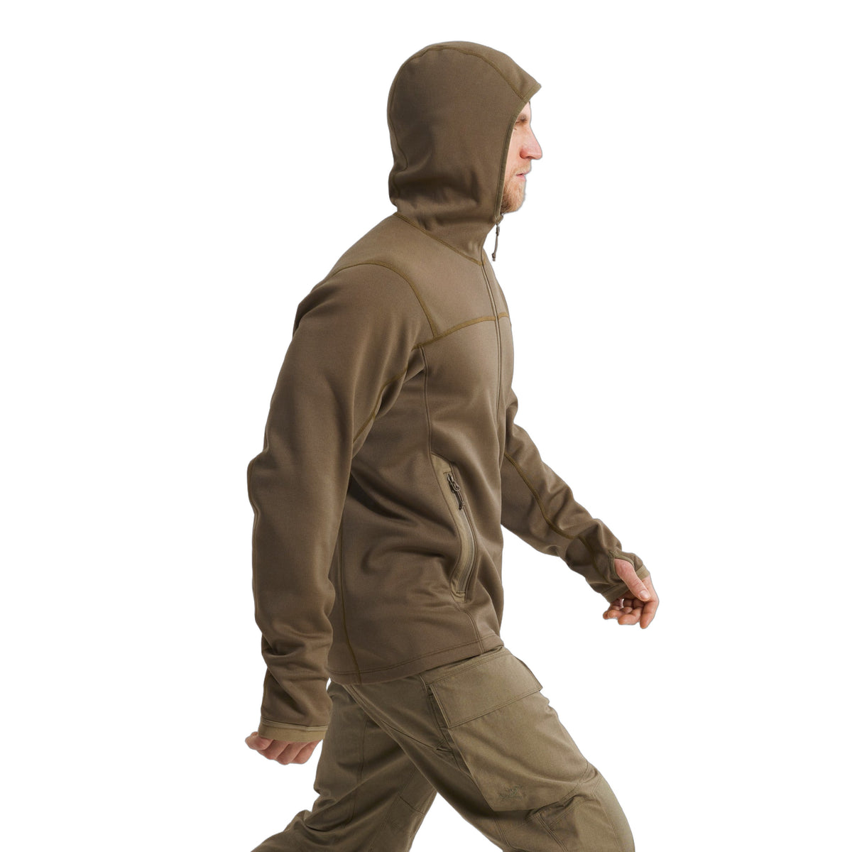 Naga Hoody Full Zip Gen 2.1 Crocodile Side View