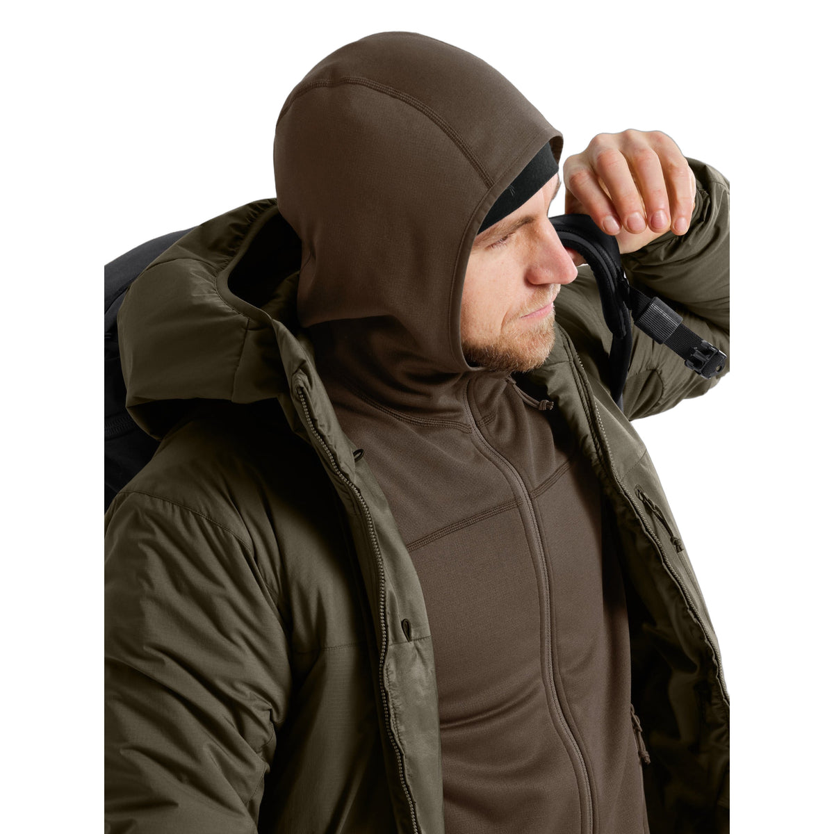 Naga Hoody Full Zip Gen 2.1 Ranger Green Hood