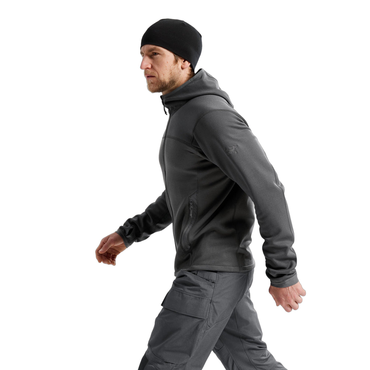 Naga Hoody Full Zip Gen 2.1 Wolf Side View