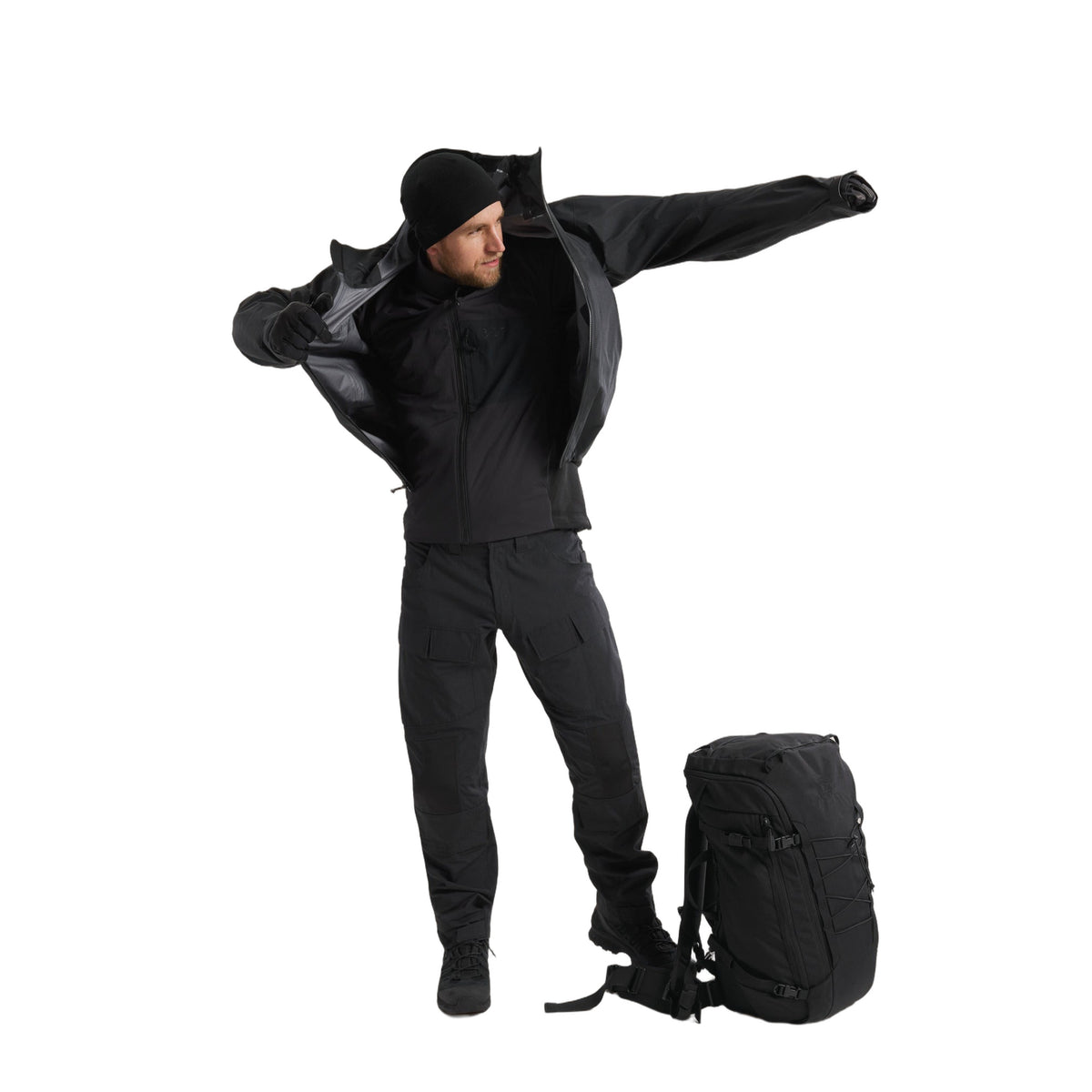 Atom Jacket LT Gen 2.1 Black Full Body
