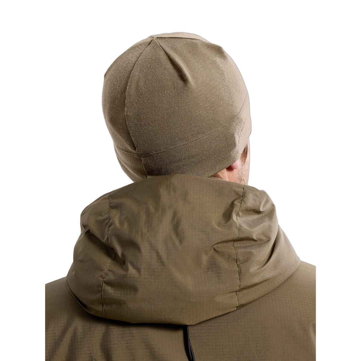 Cold WX Beanie AR Wool Crocodile Back View