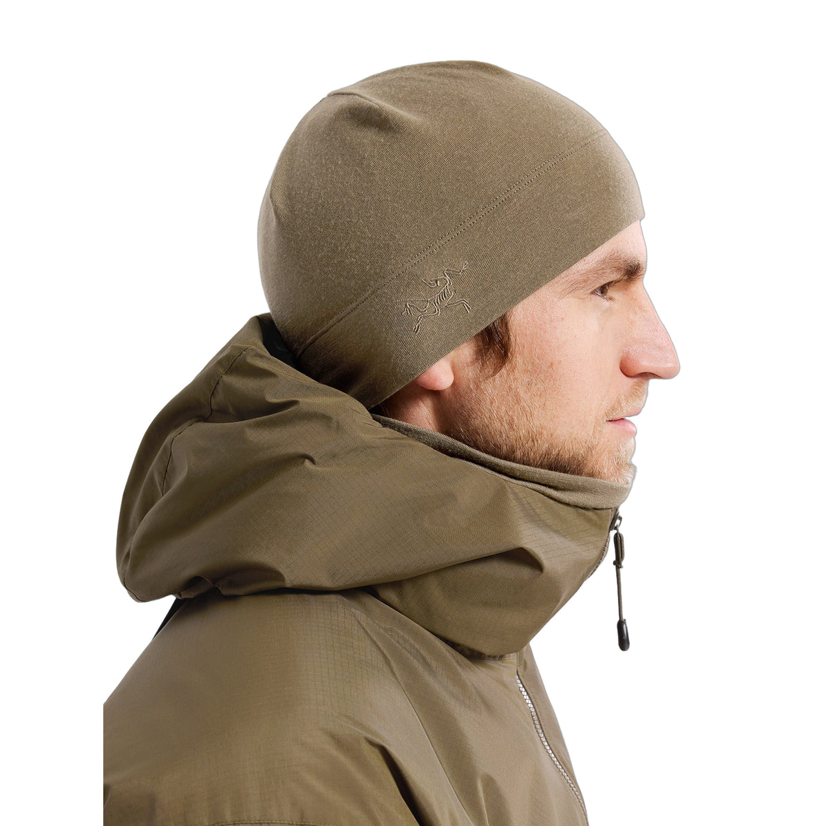 Cold WX Beanie AR Wool Crocodile Side View