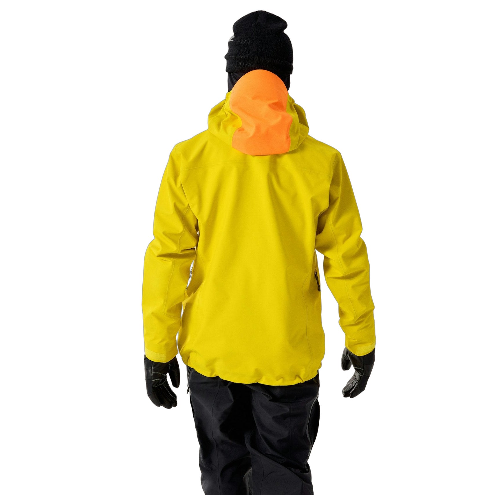 Ski Guide Jacket Women's Viper Yellow Back View