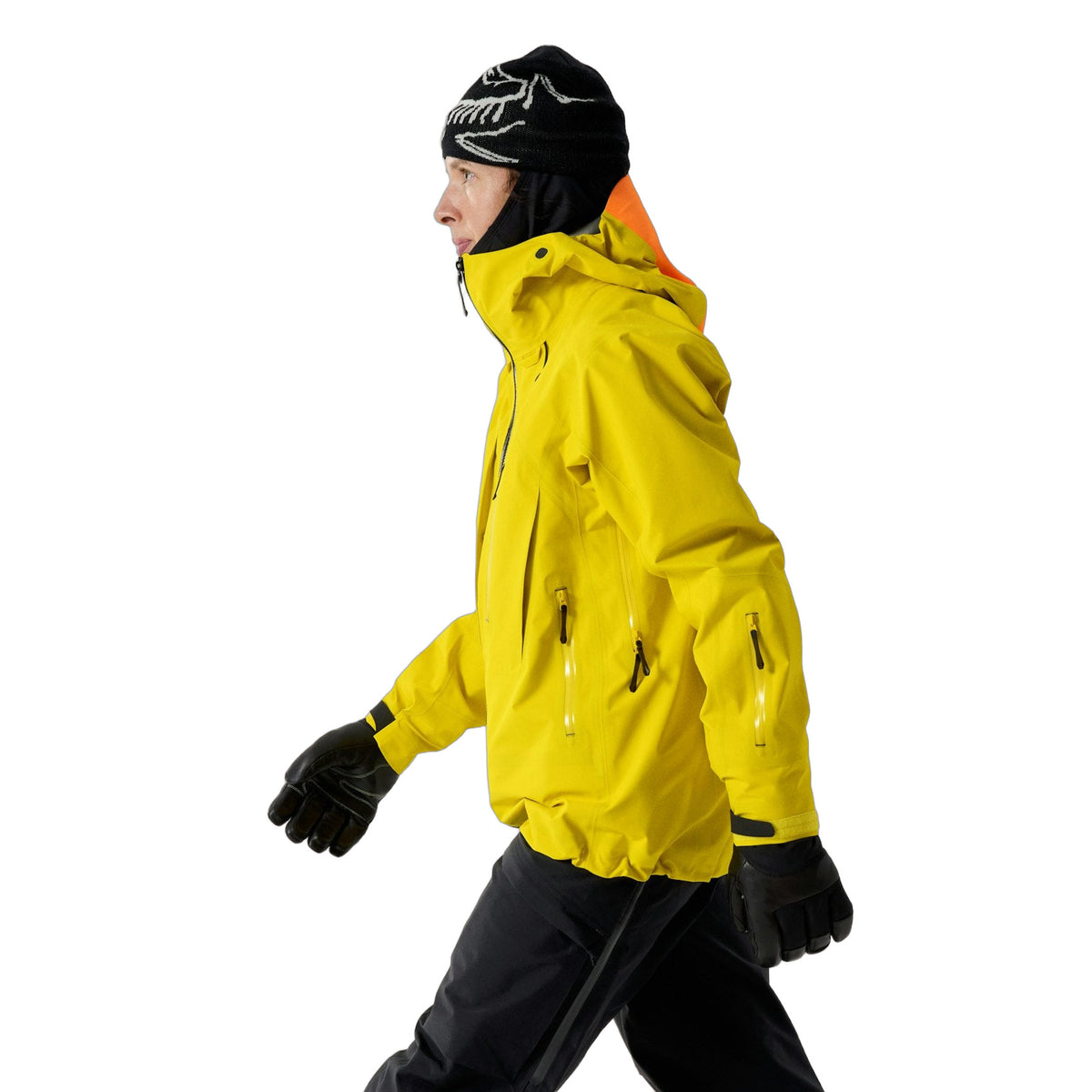 Ski Guide Jacket Women's Viper Yellow Side View