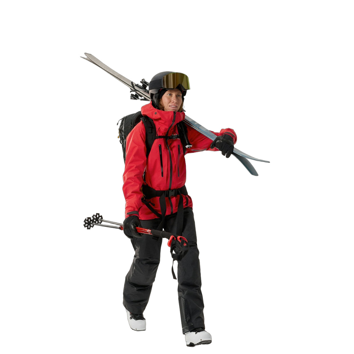 Ski Guide Pant W Women's Black Full Body