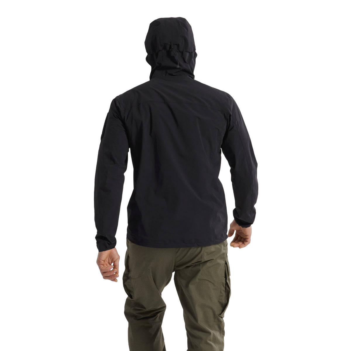 Gamma SL Anorak Black Back View