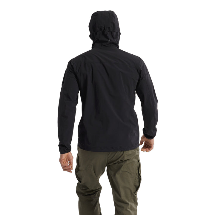 Gamma SL Anorak Black Back View