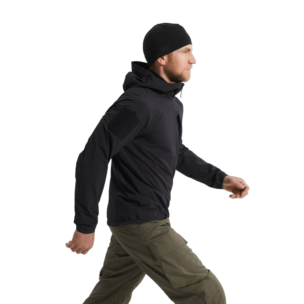 Gamma SL Anorak Black Side View