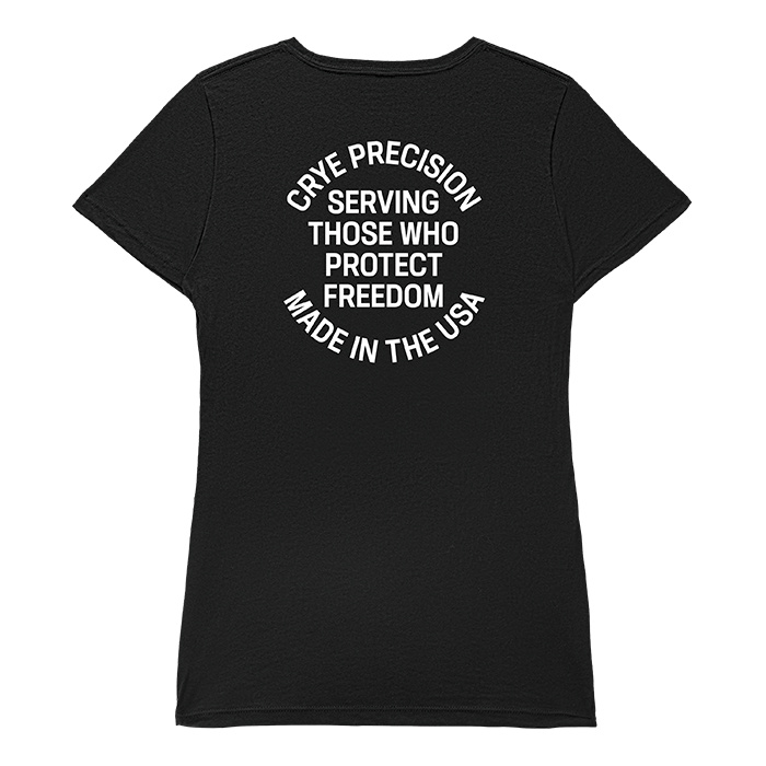 Women's Inscription Tee Black Back