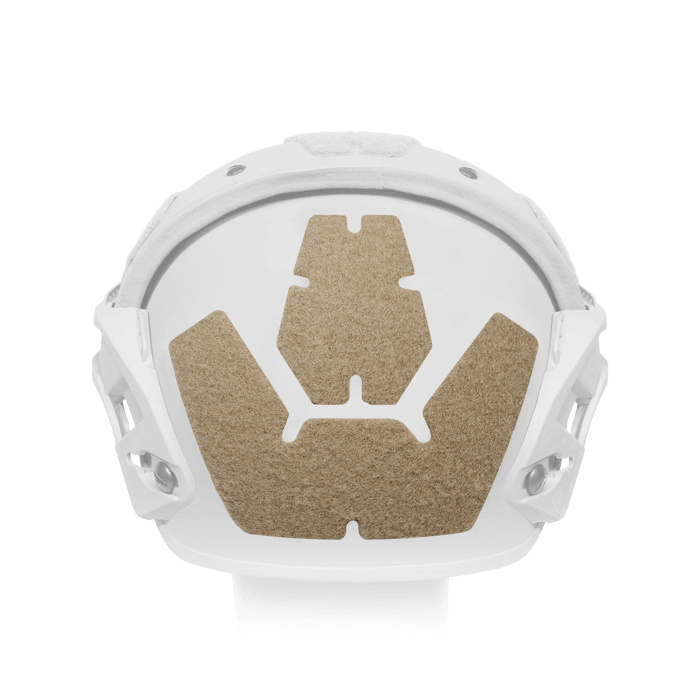 mounted to helmet rear view