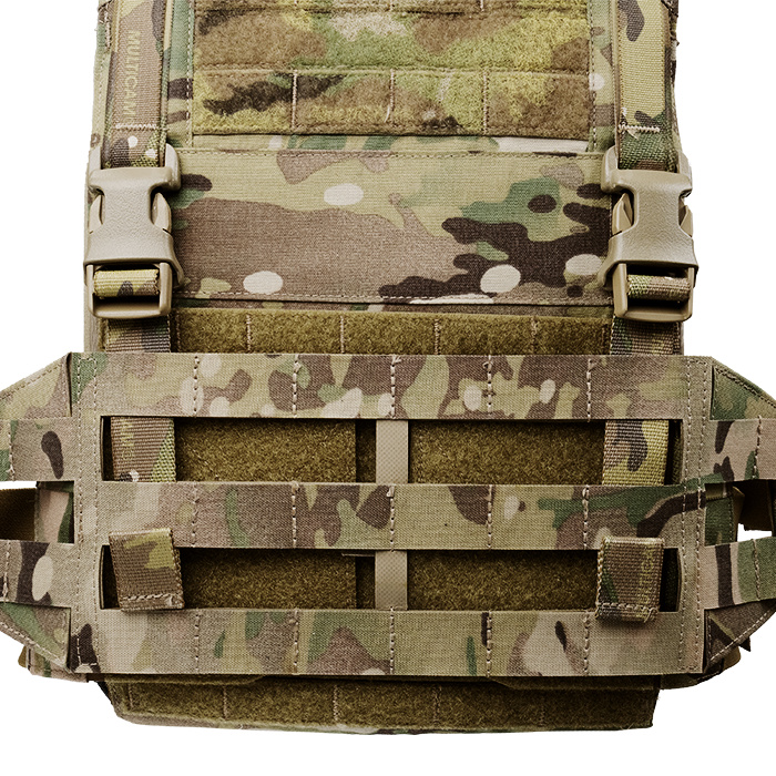 Mount three mag pouches up front or one on each side