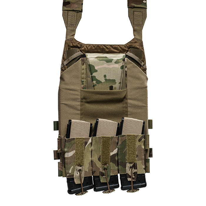 Underslung position for obstruction-free carry