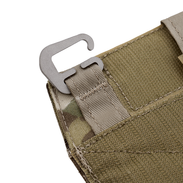 Titanium, quick-attach G-Hooks