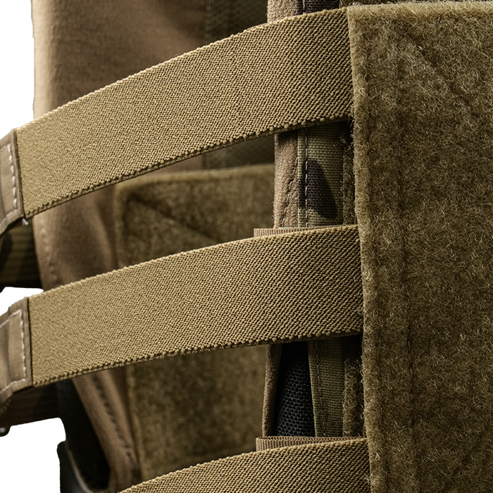 Multiple cummerbund attachments available