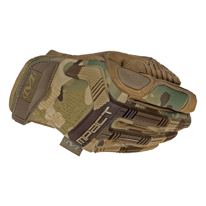 Mechanix Wear M-Pact Tactical Gloves MultiCam backhand